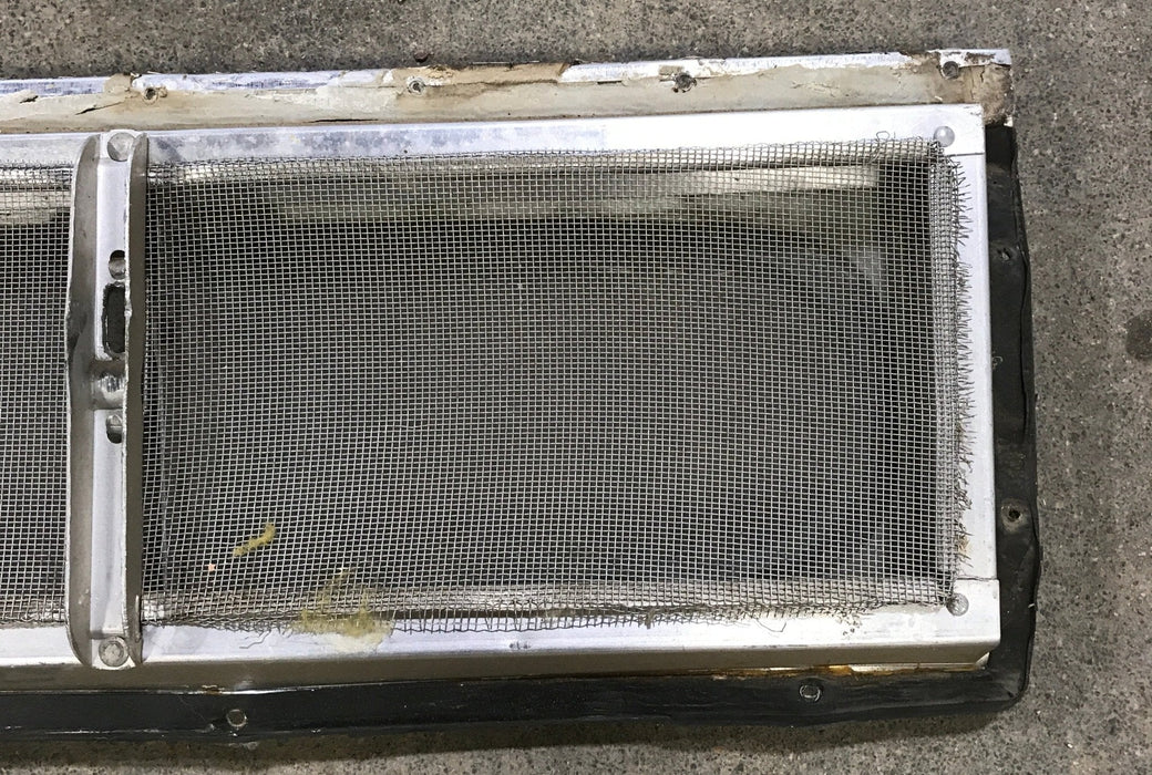 Used Silver Square Opening Window: 17 3/4" W x 5 1/2" H x 3/4" D