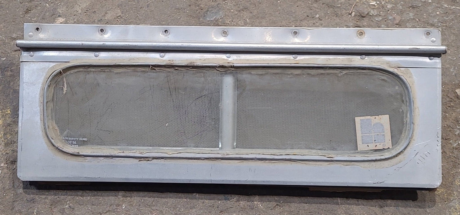*Used Silver Square Opening Window : 17 3/4” x 6” x 3/4" D