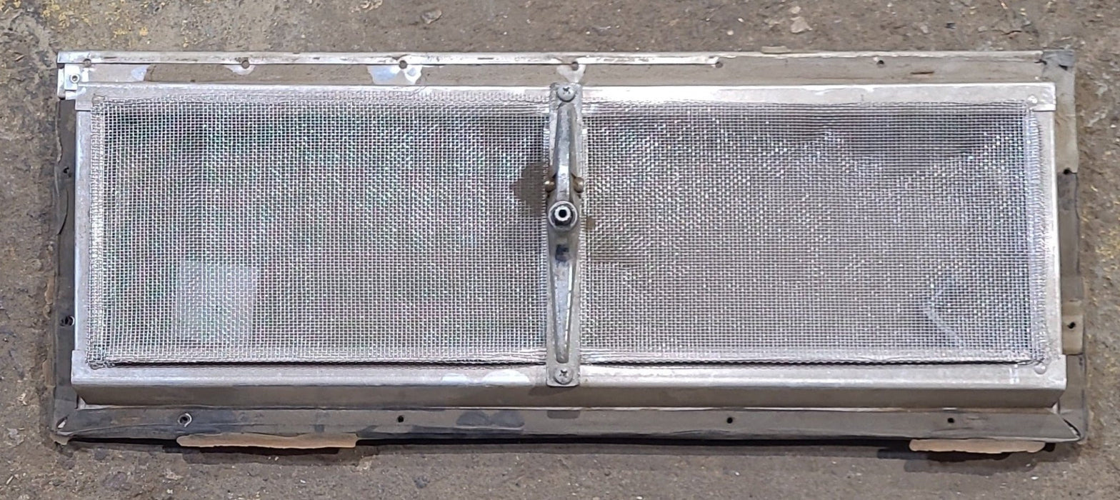 *Used Silver Square Opening Window : 17 3/4” x 6” x 3/4" D