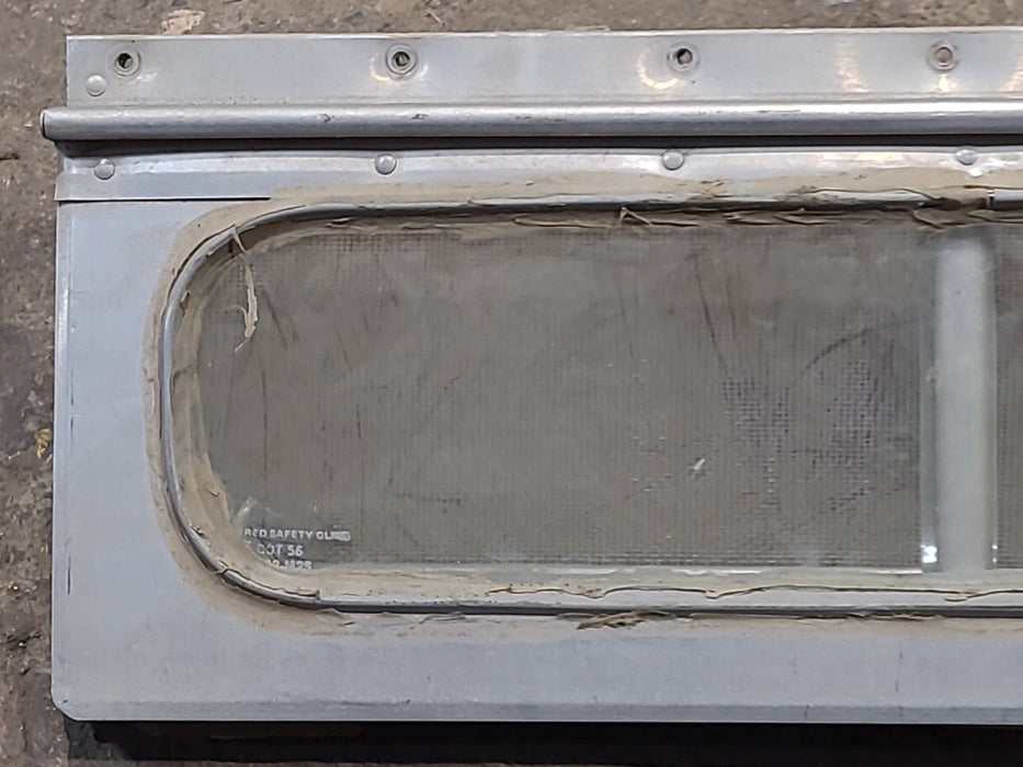 *Used Silver Square Opening Window : 17 3/4” x 6” x 3/4" D