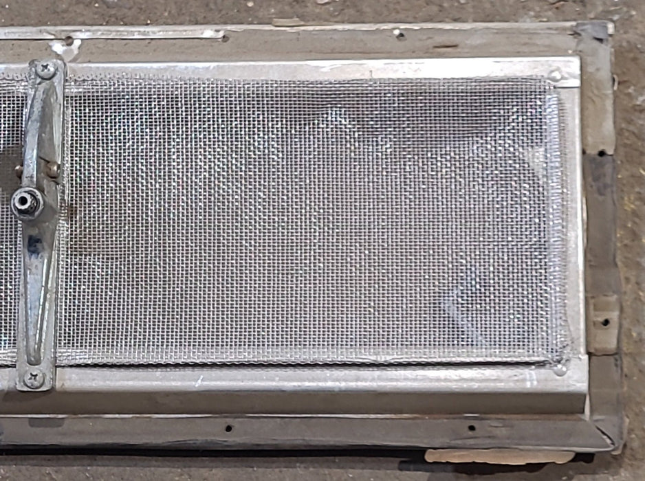 *Used Silver Square Opening Window : 17 3/4” x 6” x 3/4" D