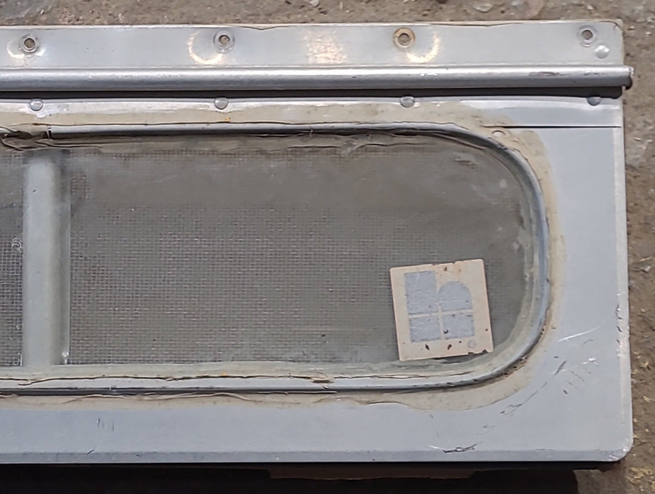 *Used Silver Square Opening Window : 17 3/4” x 6” x 3/4" D