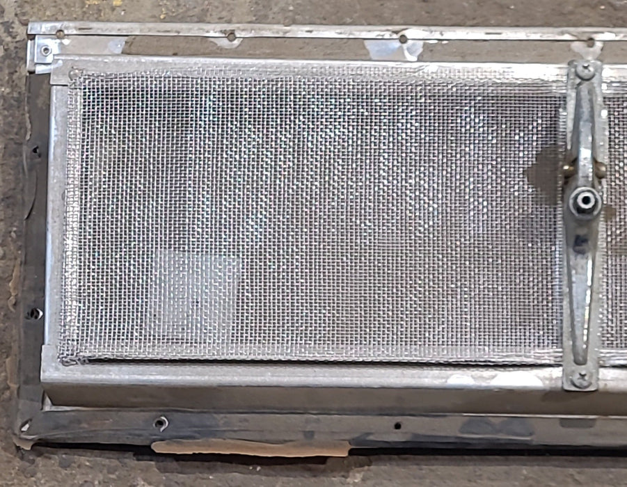 *Used Silver Square Opening Window : 17 3/4” x 6” x 3/4" D