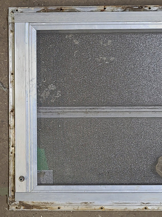 Used Silver Square Opening Window: 17 5/8" X 14 5/8" X 1 1/2" D - Young Farts RV Parts