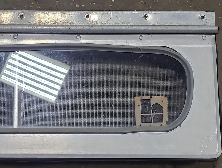 Used Silver Square Opening Window: 17 7/8" X 5 5/8" X 3/4" D - Young Farts RV Parts
