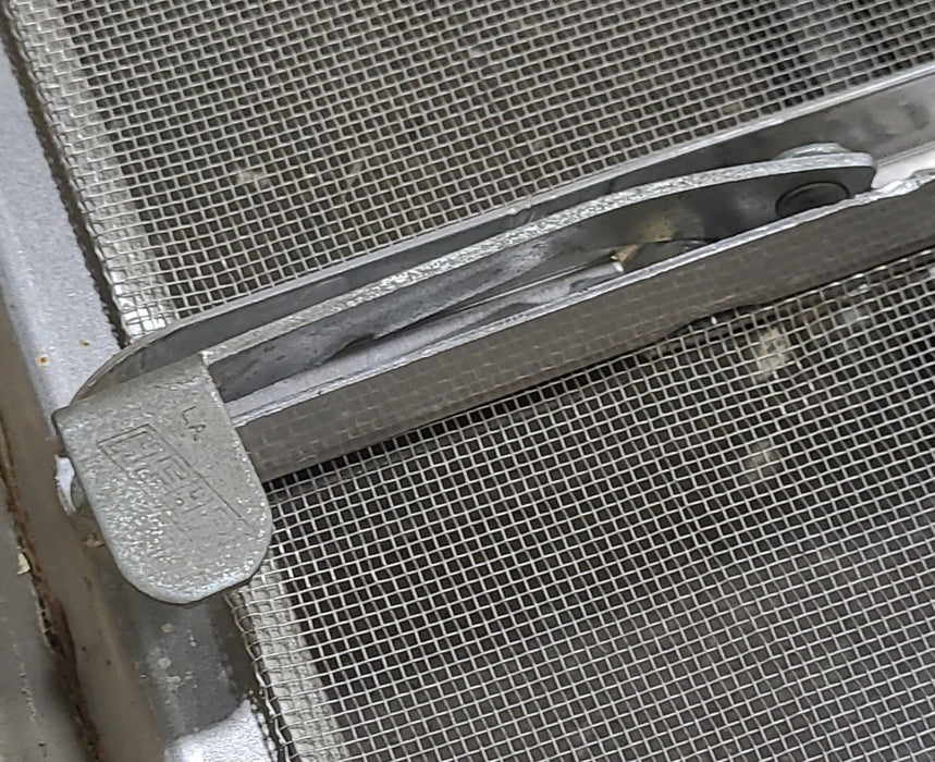 Used Silver Square Opening Window: 17 7/8" X 5 5/8" X 3/4" D - Young Farts RV Parts