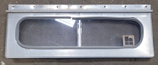 Used Silver Square Opening Window: 17 7/8" X 5 5/8" X 3/4" D - Young Farts RV Parts