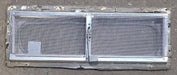 Used Silver Square Opening Window: 17 7/8" X 5 5/8" X 3/4" D - Young Farts RV Parts