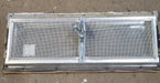 Used Silver Square Opening Window : 17" X 6" X 7/8" D - Young Farts RV Parts