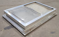 Used Silver Square Opening Window: 23" X 16" X 2 3/4" D - Young Farts RV Parts