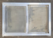 Used Silver Square Opening Window: 23" X 16" X 2 3/4" D - Young Farts RV Parts