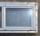 Used Silver Square Opening Window: 24" W x 10" H x 2 1/2" D - Young Farts RV Parts