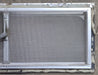 Used Silver Square Opening Window: 24" W x 8 1/2" H x 3/4" D - Young Farts RV Parts