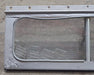 Used Silver Square Opening Window: 24" W x 8 1/2" H x 3/4" D - Young Farts RV Parts