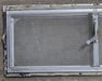 Used Silver Square Opening Window: 24" W x 8 1/2" H x 3/4" D - Young Farts RV Parts