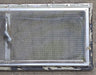 Used Silver Square Opening Window: 24" W x 8 1/2" H x 3/4" D - Young Farts RV Parts