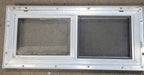 Used Silver Square Opening Window: 24" X 10" X 7/8" D - Young Farts RV Parts