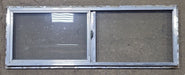 Used Silver Square Opening Window: 42 3/4" W x 15" H x 1" D - Young Farts RV Parts