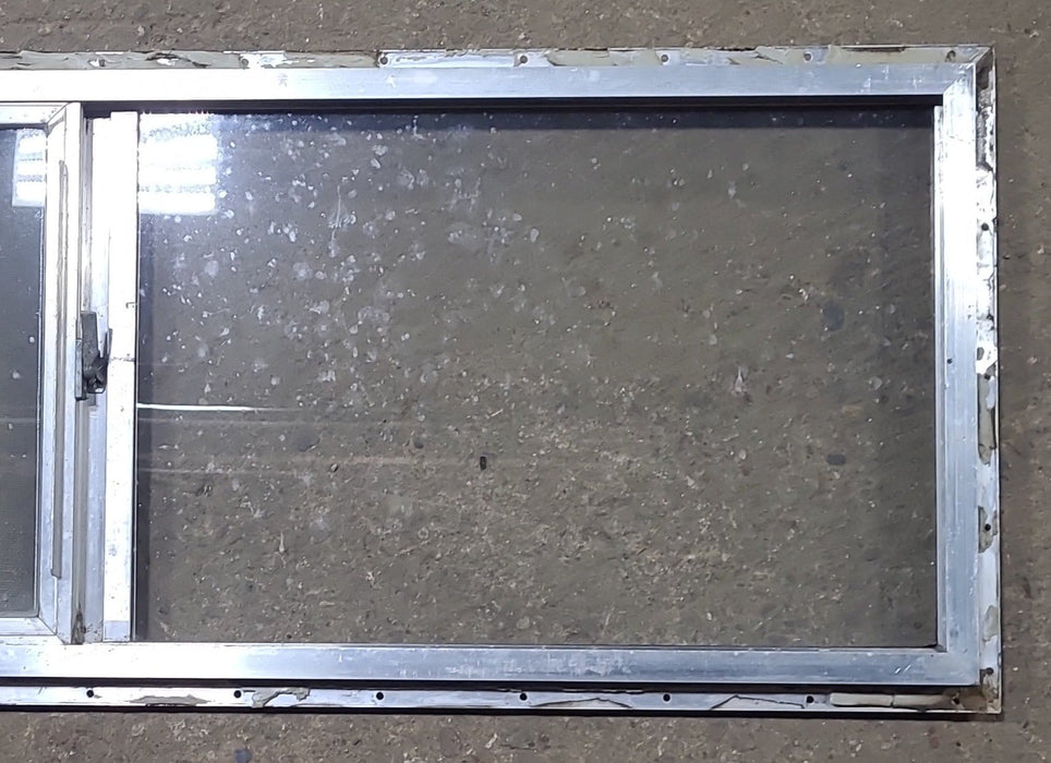 Used Silver Square Opening Window: 42 3/4" W x 15" H x 1" D - Young Farts RV Parts