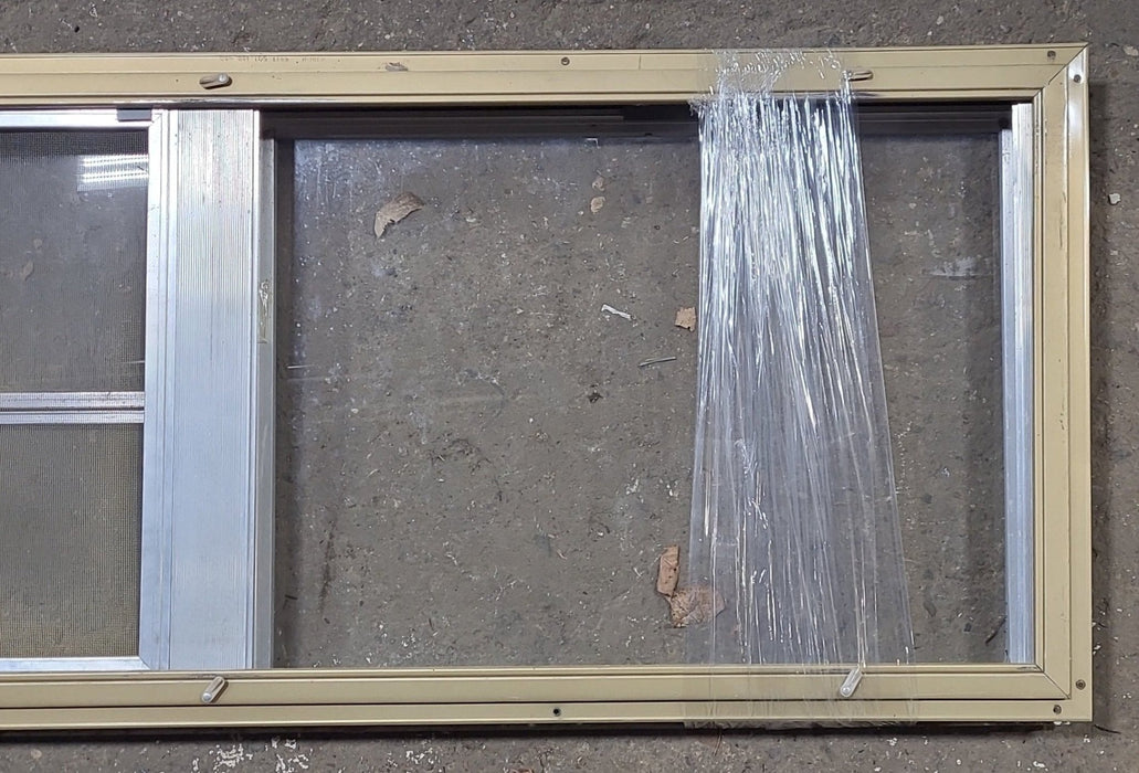 Used Silver Square Opening Window: 47 3/4" W x 17 5/8" H x 1 1/2" D