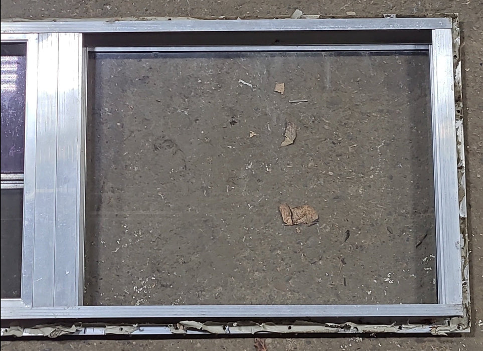 Used Silver Square Opening Window: 47 3/4" W x 17 7/8" H x 1 3/8" D