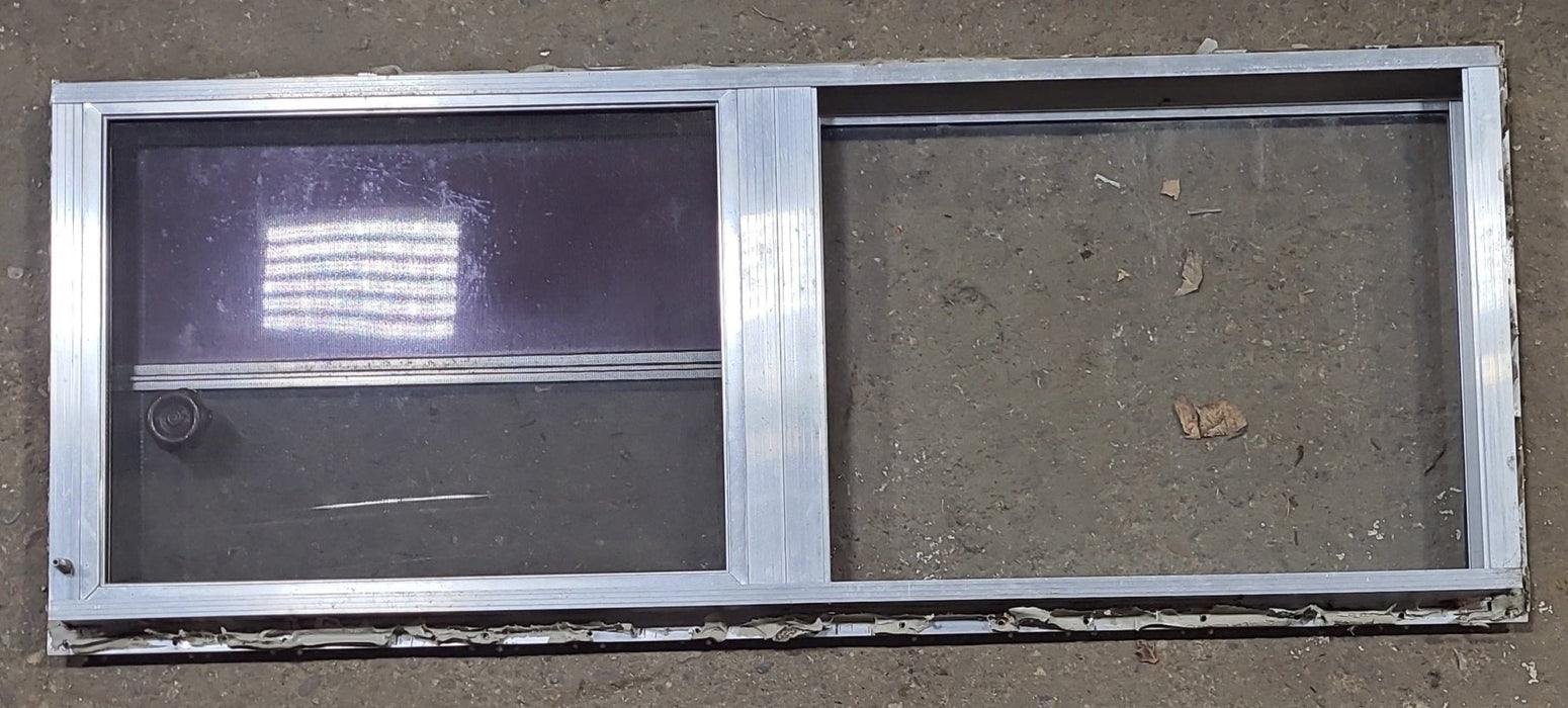 Used Silver Square Opening Window: 47 3/4" W x 17 7/8" H x 1 3/8" D