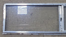 Used Silver Square Opening Window: 57 1/2" W x 15" H x 1" D - Young Farts RV Parts