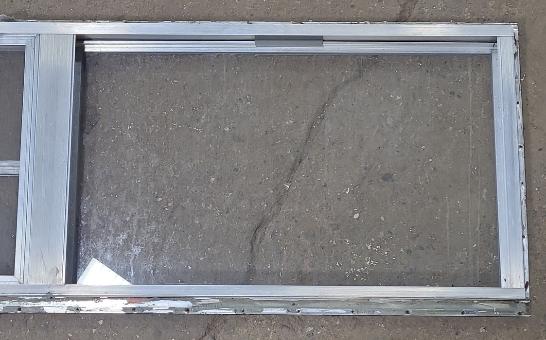 Used Silver Square Opening Window: 59 3/4" X 17 3/4" X 1 1/2" D
