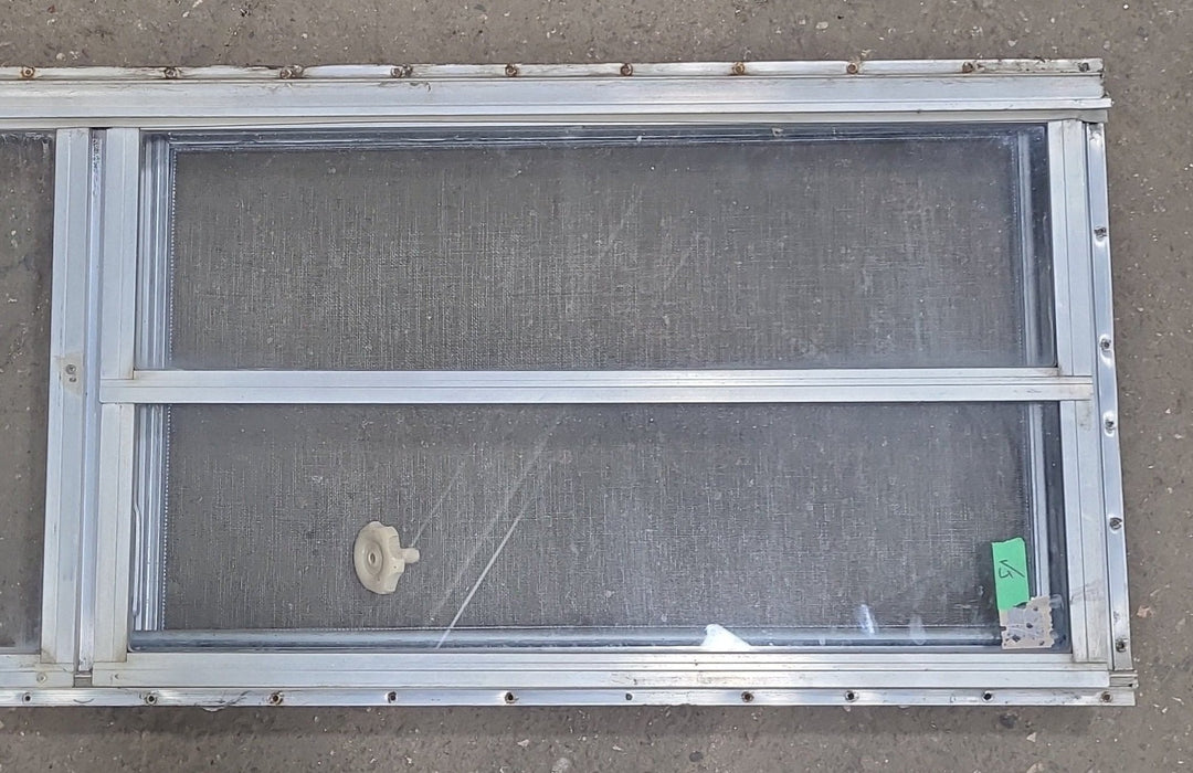 Used Silver Square Opening Window: 59 3/4" X 17 3/4" X 1 1/2" D