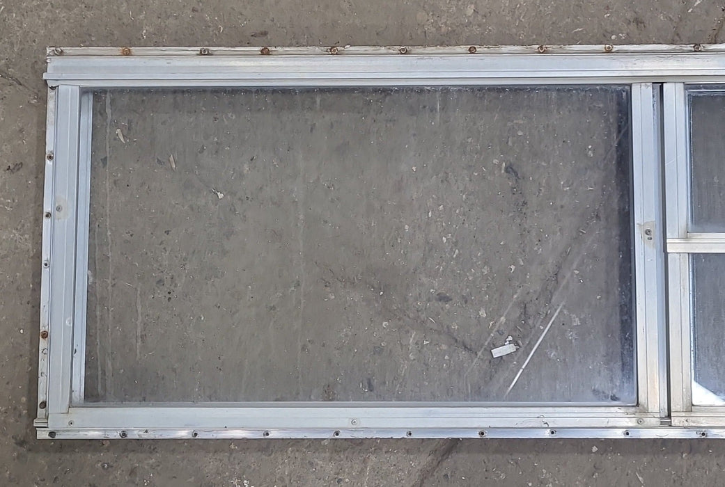 Used Silver Square Opening Window: 59 3/4" X 17 3/4" X 1 1/2" D
