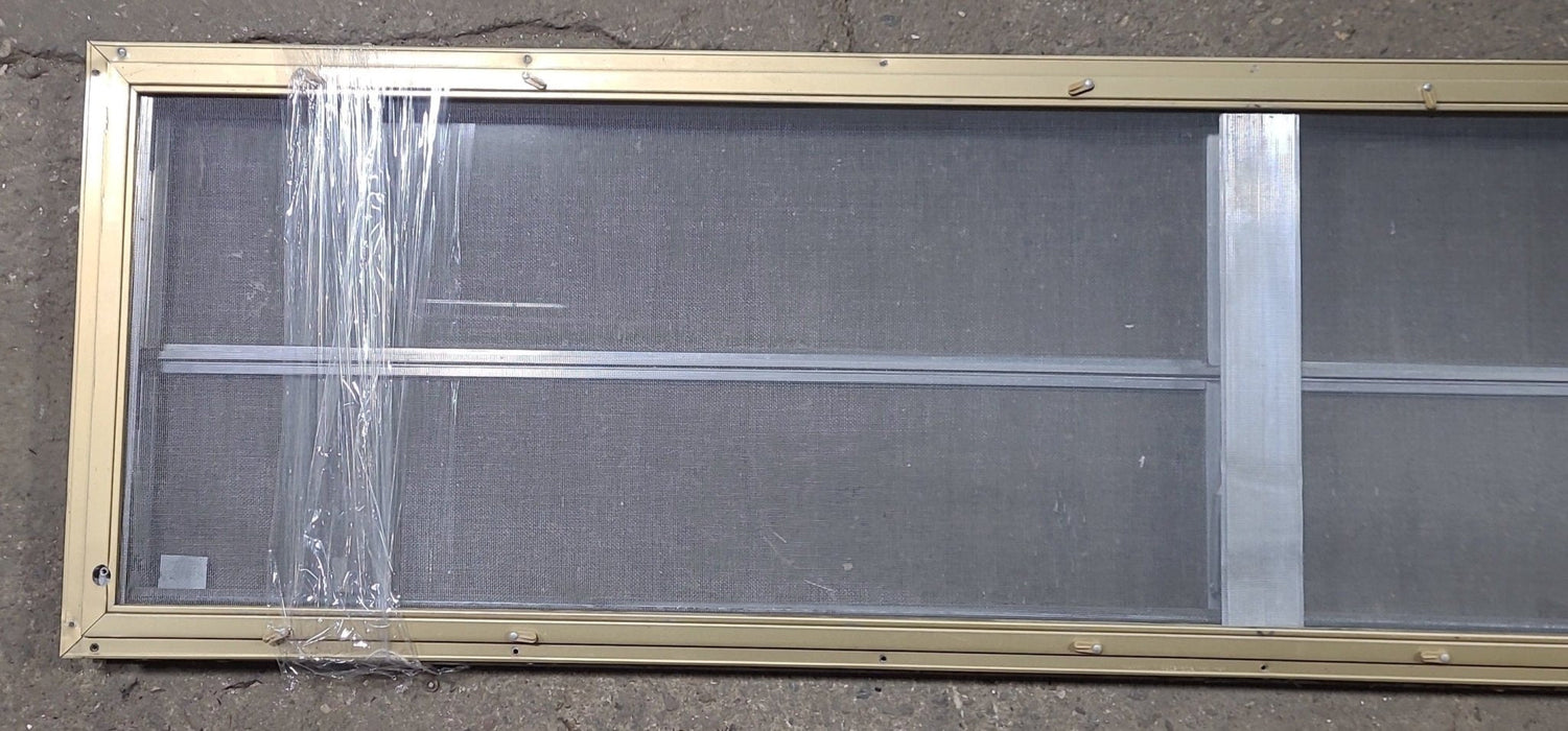 Used Silver Square Opening Window: 71 3/4" W x 17 5/8" H x 1 1/2" D
