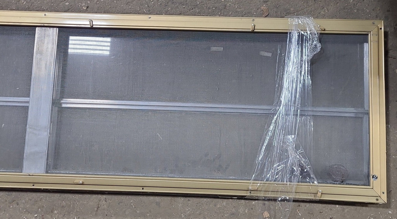 Used Silver Square Opening Window: 71 3/4" W x 17 5/8" H x 1 1/2" D