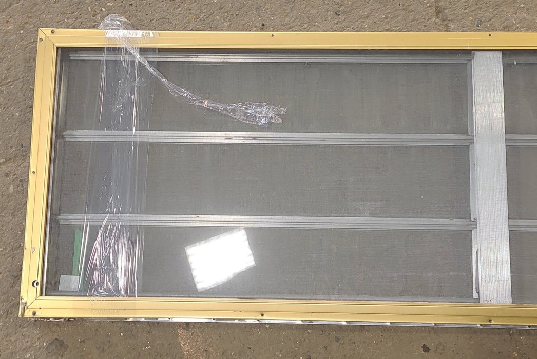 Used Silver Square Opening Window: 71 3/4" X 21 1/2" X 1 1/2" D