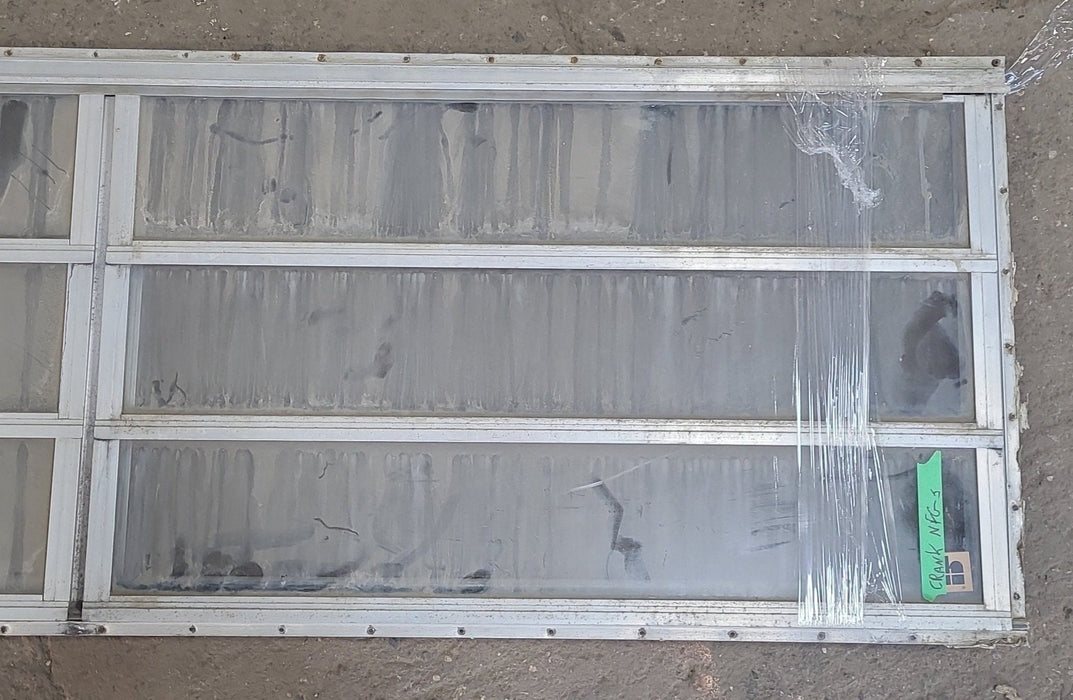 Used Silver Square Opening Window: 71 3/4" X 21 1/2" X 1 1/2" D
