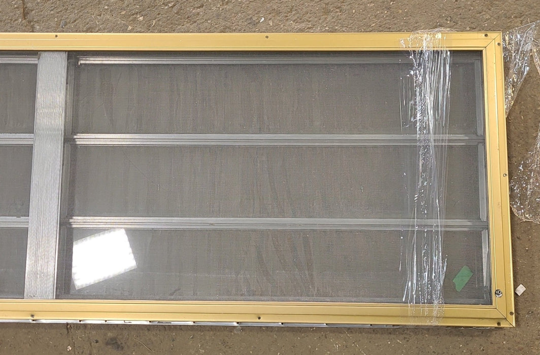Used Silver Square Opening Window: 71 3/4" X 21 1/2" X 1 1/2" D