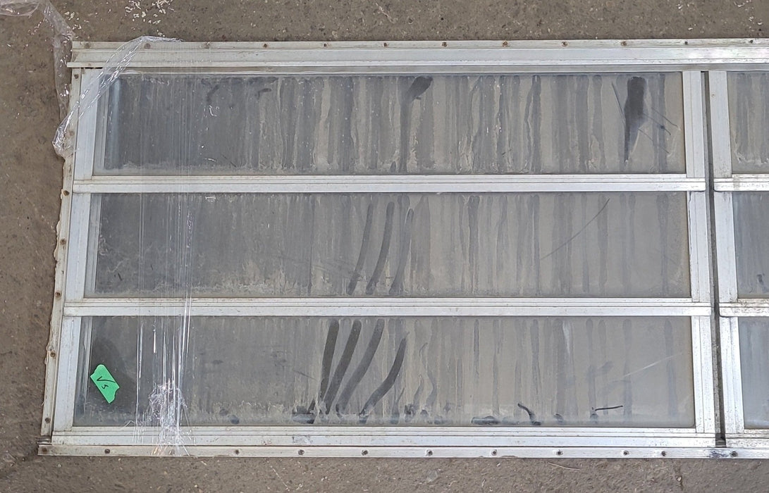 Used Silver Square Opening Window: 71 3/4" X 21 1/2" X 1 1/2" D