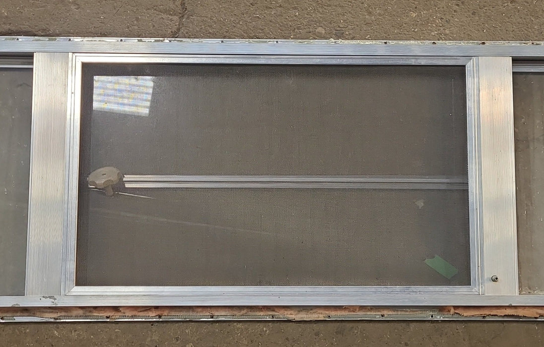 Used Silver Square Opening Window: 77 3/4" X 17 3/4" X 1 1/2" D