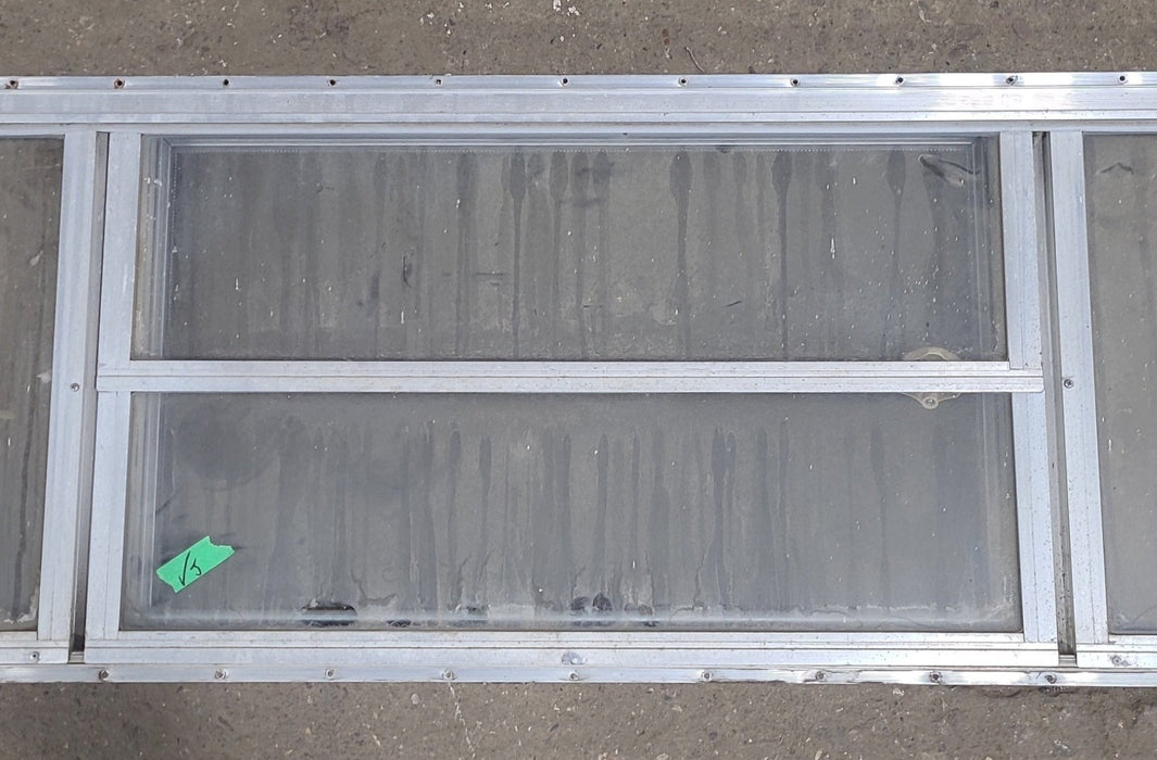 Used Silver Square Opening Window: 77 3/4" X 17 3/4" X 1 1/2" D