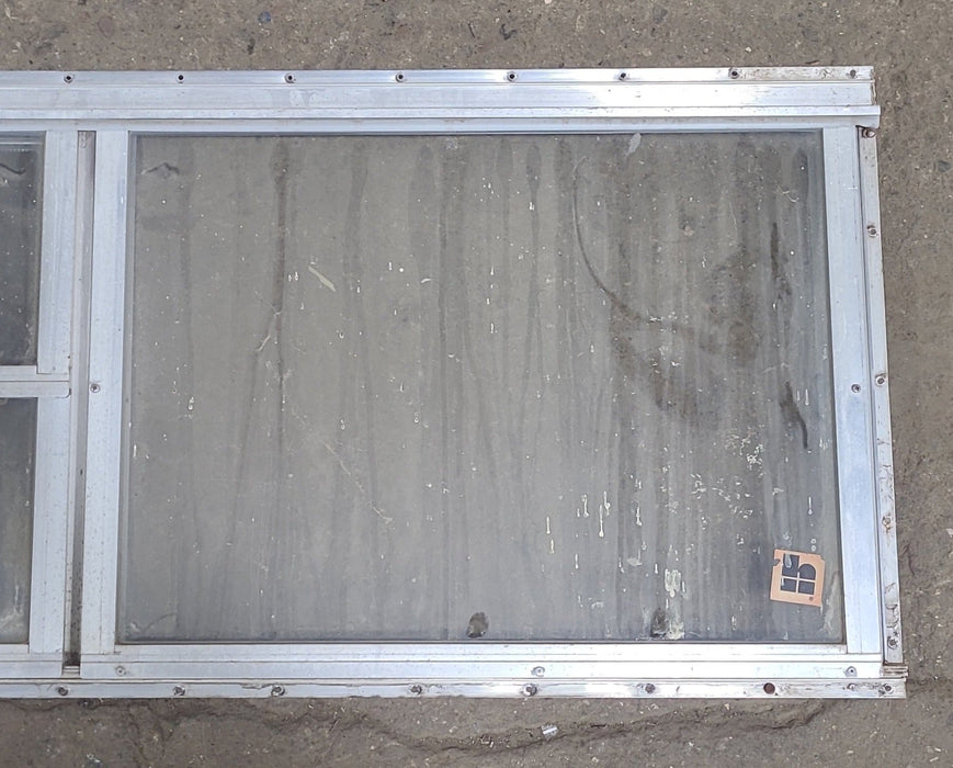 Used Silver Square Opening Window: 77 3/4" X 17 3/4" X 1 1/2" D