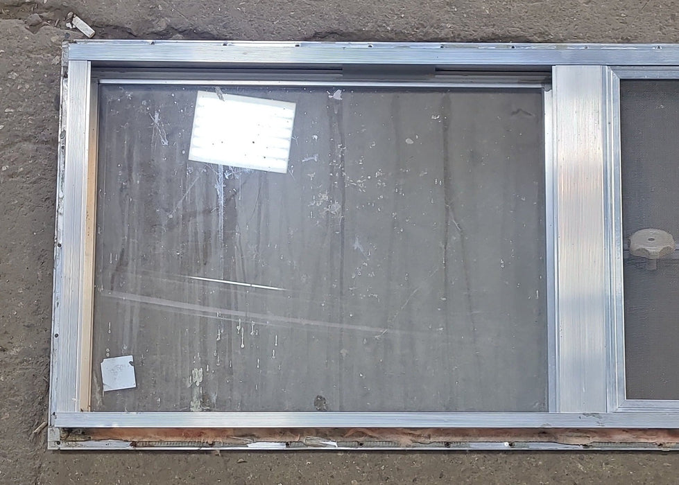 Used Silver Square Opening Window: 77 3/4" X 17 3/4" X 1 1/2" D