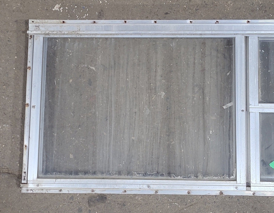 Used Silver Square Opening Window: 77 3/4" X 17 3/4" X 1 1/2" D