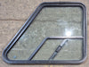 Used Slanted Black Radius Opening Window : 36 1/4" W x 26 1/2" H x 1 3/4" D - Motorhome Front Passenger Side - Young Farts RV Parts