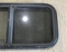 Used Slanted Black Radius Opening Window : 36 3/4" W x 13 1/2" H x 2" D - Young Farts RV Parts