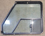 Used Slanted Black Radius Opening Window : 38 1/2" W x 30 1/4" H x 1 3/4" D - Motorhome Front Passenger Side - Young Farts RV Parts