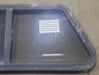 Used Slanted Black Radius Opening Window : 41 3/4" W x 17 3/4" H x 1 7/8" D - Young Farts RV Parts