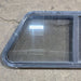 Used Slanted Black Radius Opening Window - 41.75" X 17 1/2" X 1.875" - Young Farts RV Parts