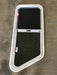Used Slanted White Radius Emergency Opening Window : 42" W x 17 1/2" H x 2" D - Young Farts RV Parts