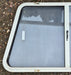 Used Slanted White Radius Opening Window : 35 3/4" W x 21 1/4" H x 1 7/8" D - Young Farts RV Parts