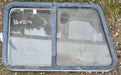 Used Slanted White Radius Opening Window : 35 3/4" W x 21 1/4" H x 1 7/8" D - Young Farts RV Parts