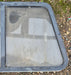 Used Slanted White Radius Opening Window : 35 3/4" W x 21 1/4" H x 1 7/8" D - Young Farts RV Parts